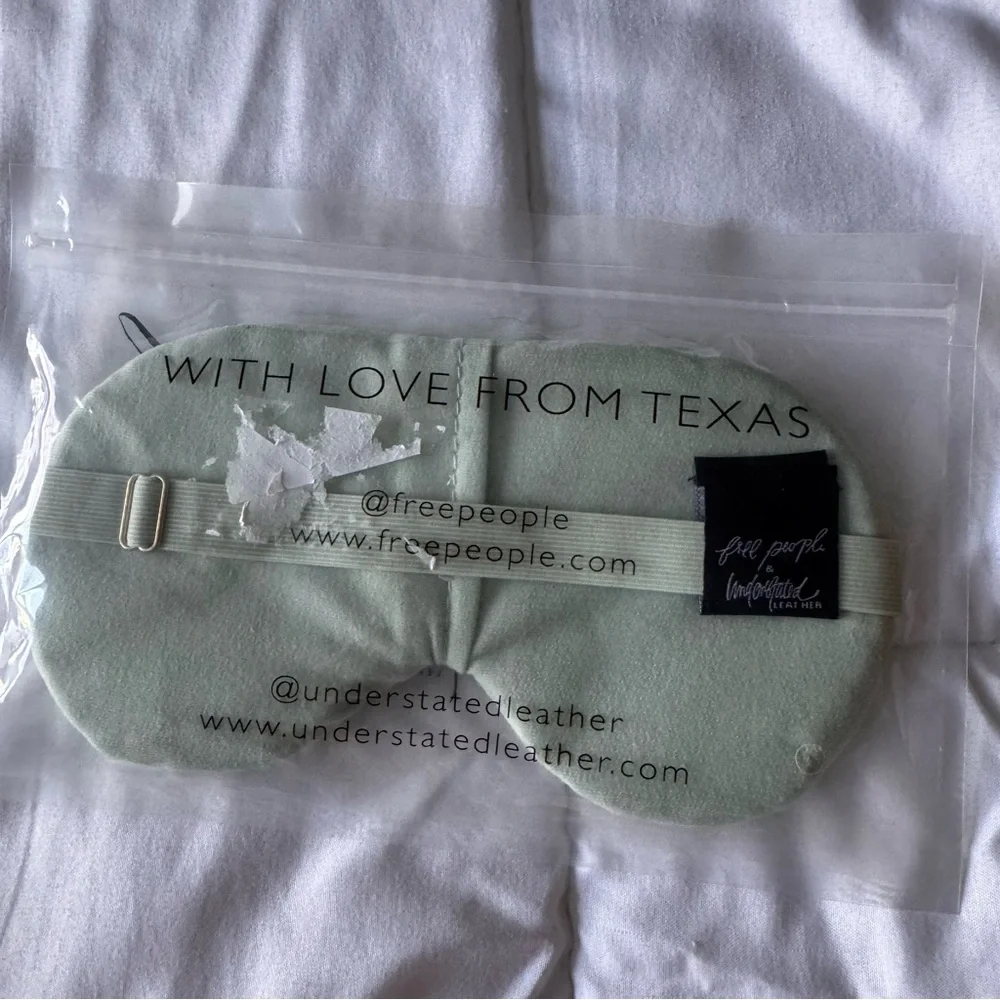 Free People x Understated Leather Starry Eyed Travel Eye Mask